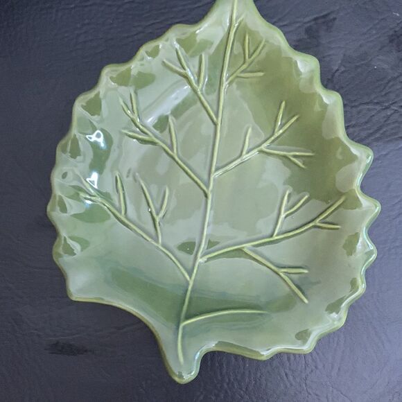 Harvest Kohl’s Sold As Set 3 Yellow Red Green Trinket Appetizer Serving Dishes - Picture 3 of 11